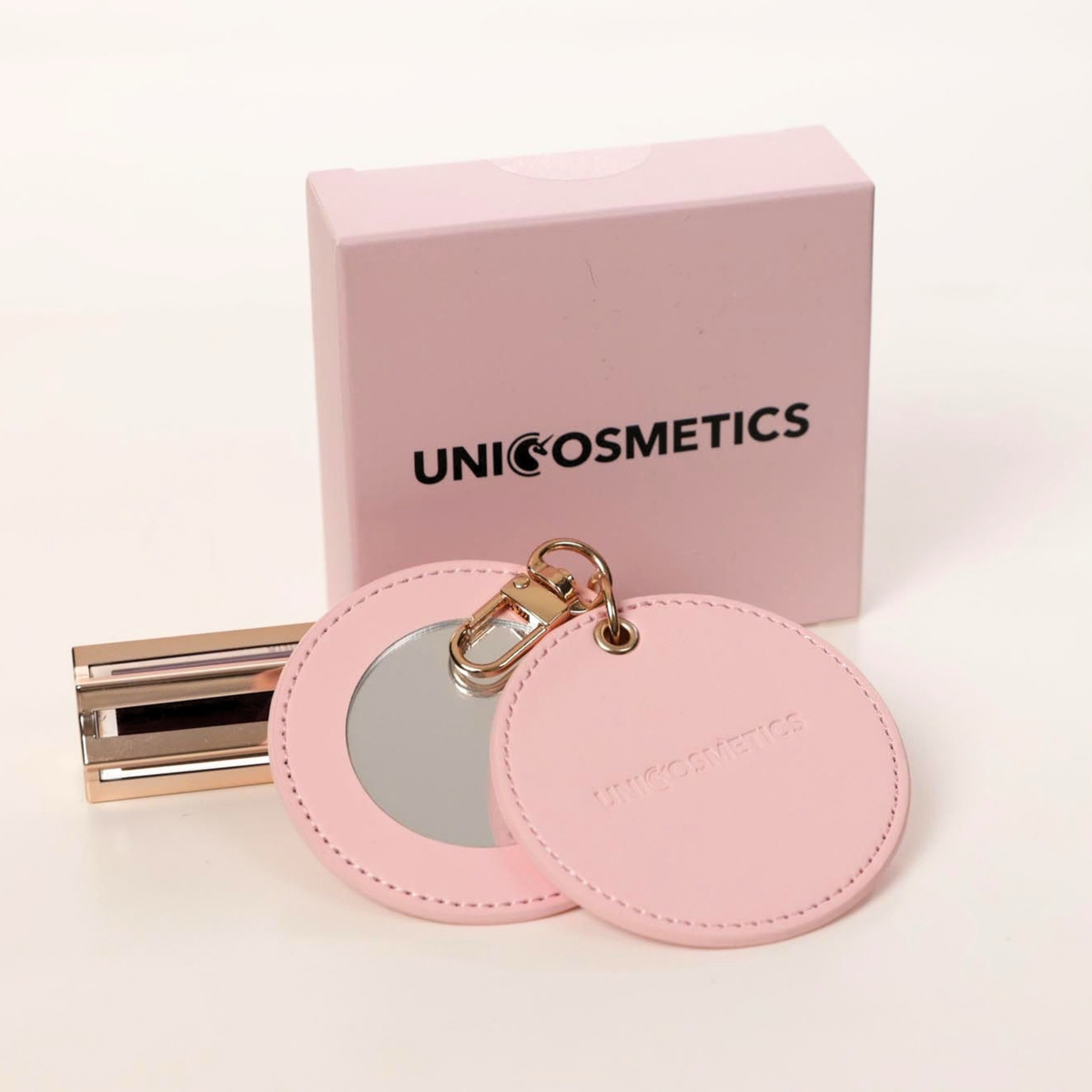 Unicosmetics Pink Pocket Mirror